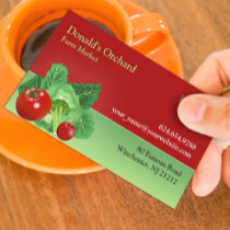 Market / Grocery Business Card