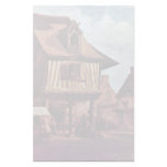 Market In Normandy By Rousseau Théodore Custom Stationery