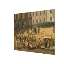 Market in the Alter Markt, Potsdam, 1772 Canvas Print