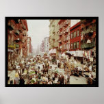 Market Mulberry St. New York City 1900 Posters