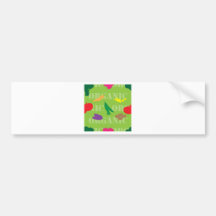 Market Seamless Bumper Stickers