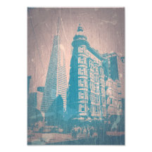 Market street in San Francisco Art Photo