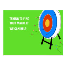 Market Target Postcard