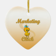 Marketing Chick Ornament