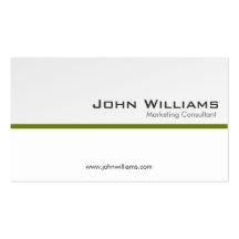 Marketing Consultant - Business Cards