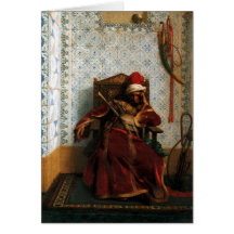 "Markos Botsaris", by Jean Leon Gerome Greeting Card