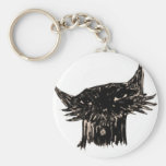 Marley Fish Cartoon Head Keychain