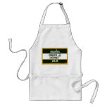 MARLIN Green Hornet Ale ORLANDO FLORIDA Beer can Apron