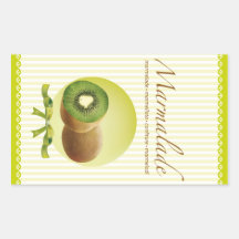 Marmalade vertical etiquette rectangular stickers