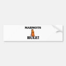 MARMOTS Rule! Bumper Stickers