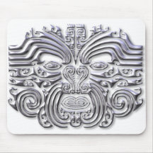 Maroi tattoo-silver mouse pad