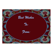 Maroon and Blue Gift tags