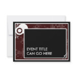maroon block scheme invitations