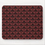Maroon Fancy Fleur de lis Mousepad