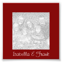 Maroon Frame Photo