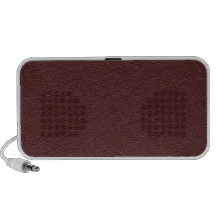 Maroon Leather Speakers