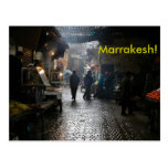 Marrakesh souk in Morocco Post Cards
