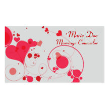 Marriage Counsellor Elegant Feminine Business Card