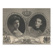Marriage DAUGHTER Kaiser Wilhelm of Germany #046D Postcard
