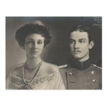 Marriage DAUGHTER Kaiser Wilhelm of Germany #049D Postcard