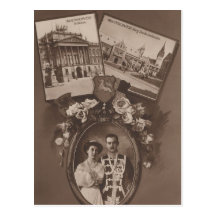 Marriage DAUGHTER Kaiser Wilhelm of Germany #052D Postcards