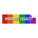 MARRIAGE EQUALITY BUMPER STICKER