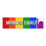 MARRIAGE EQUALITY BUMPER STICKER