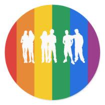 Marriage Equality T-shirt Round Sticker