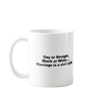 Marriage is a civil right mug