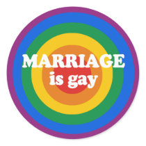 Marriage is gay Bumper Sticker