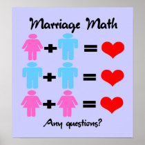 Marriage Math Poster