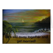 Marriage Proposal Greeting Card