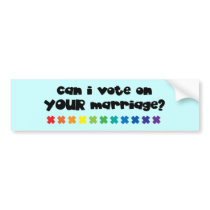 Marriage Vote Bumper Sticker