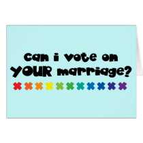 Marriage Vote Greeting Cards