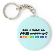 Marriage Vote Key Chain
