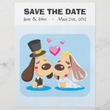 Married Dog Couple Full Color Flyer