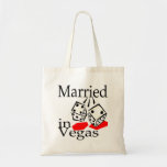 Married in Las Vegas Canvas Bag
