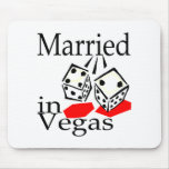 Married in Las Vegas Mouse Pads
