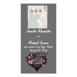 Married in Las Vegas Photo Announcement Personalized Photo Card