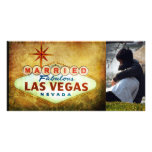 Married in Las Vegas Photocard Photo Card