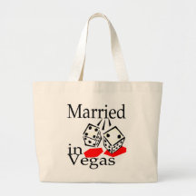 Married in Las Vegas Tote Bag
