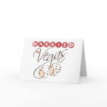 Married in Vegas Greeting Card