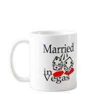 Married In Vegas (Dice) Coffee Mugs