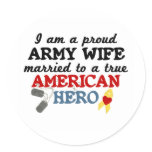 Married to a Hero stickers