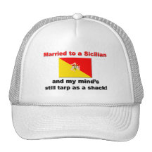 Married To A Sicilian... Mesh Hats