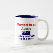 Married to an Aussie Coffee Mug