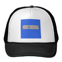 Marry Christmas Etnic Blue Hat