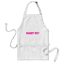 Marry me? apron