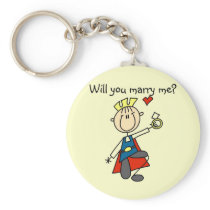 Marry Me Wedding Proposal Tshirts and Gifts Key Chains