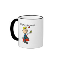 Marry Me Wedding Proposal Tshirts and Gifts Coffee Mugs